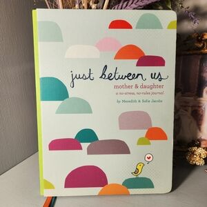 Colorful 'Just Between Us' Journal Mother Daughter Memory Diary